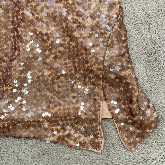 ASTR The Label Sparks Fly Sequin Cowl Neck Mini Dress Size XS - Picture 8 of 13